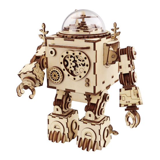 Robotime Orpheus Music Box 3D Wooden Mechanical Puzzle