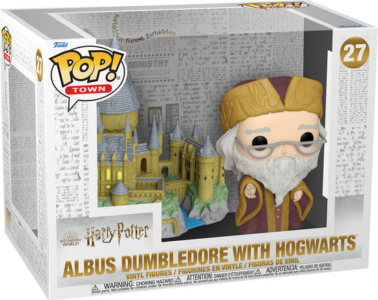 Funko POP! Town: Harry Potter - Albus Dumbledore with Hogwarts 