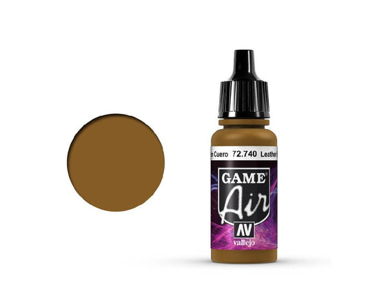 Vallejo 17ml Game Air - Leather Brown 