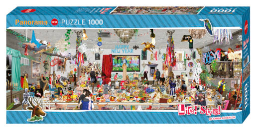 Heye Puzzle - 1000pcs Panorama New Year&