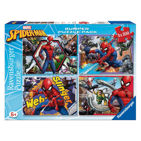 Ravensburger (6914) 4X100 Pcs Puzzles Spiderman