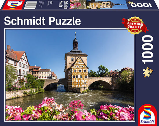 Schmidt Spiele 58397 Bamberg, Regnitz and Old Town hall, 1000 pcs