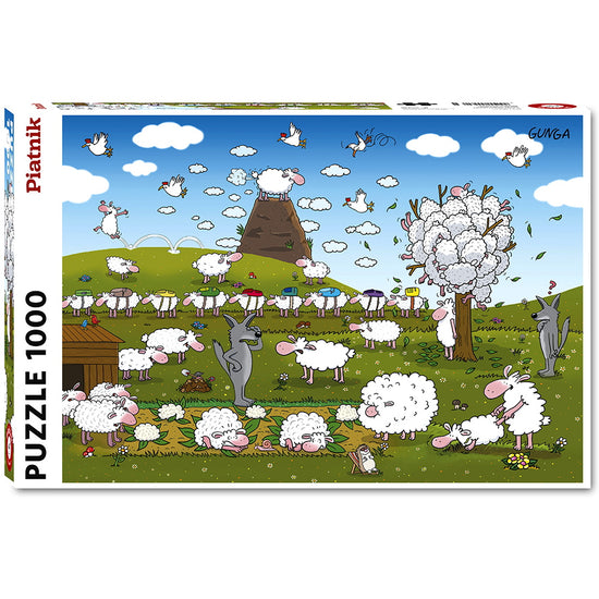 Puzzle: Gunga - Sheep in Paradise (1000 Pieces)