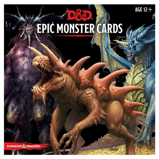Dungeons &amp; Dragons 5th Edition Monster Cards - Epic Monsters (77 cards)