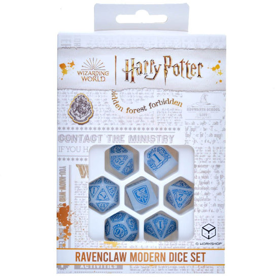 Harry Potter Dice Set Ravenclaw Modern Dice Set - White (7)