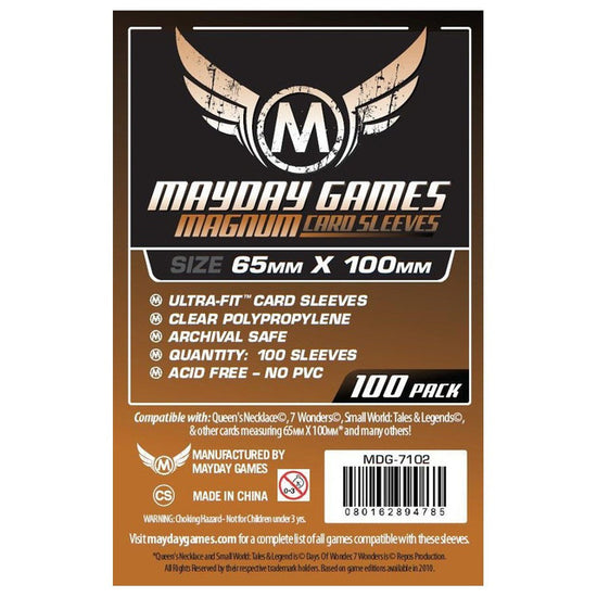Mayday Games  Card Sleeves - Magnum Ultra-Fit (100 sleeves)
