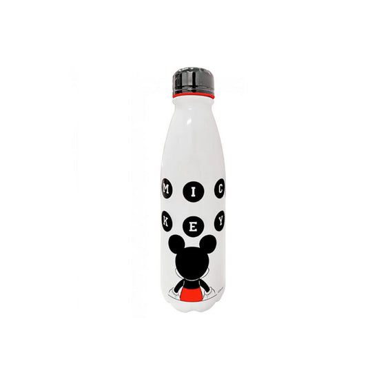 Mickey Daily Aluminium Bottle 600 ml Black Dots Rps