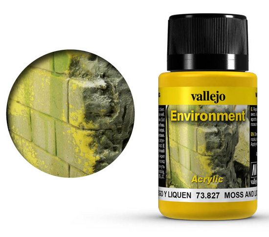 Vallejo 40ml Weathering Effects - Moss and Lichen 