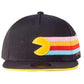 Pac-Man Snapback Cap StripesBeanies &amp; Caps Pac-Man (One Color)