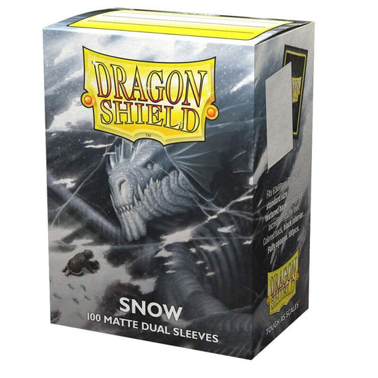 Dragon Shield Dual Matte Sleeves - Snow &