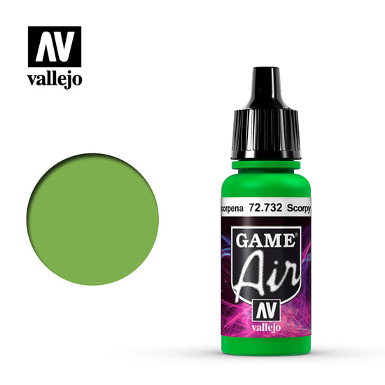 Vallejo 17ml Game Air - Scorpy Green 