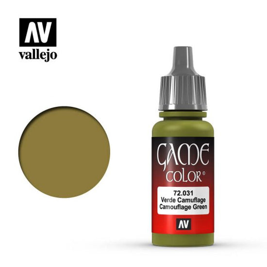 Vallejo 17ml Game Color - Camouflage Green 
