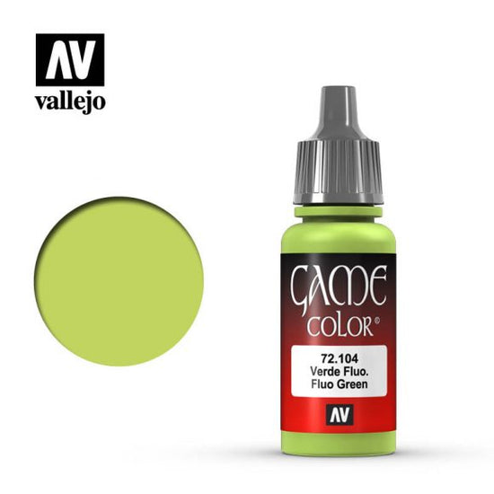 Vallejo 17ml Game Color - Fluorescent Green 