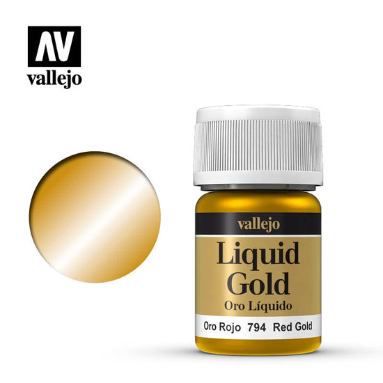 Vallejo 35ml Liquid Gold - Red Gold 