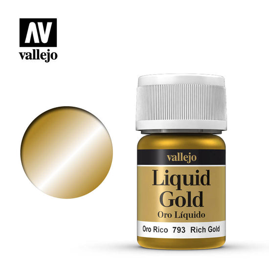 Vallejo 35ml Liquid Gold - Rich Gold 
