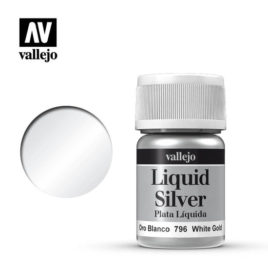 Vallejo 35ml Liquid Gold - White Gold 