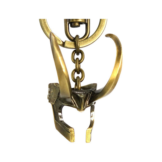 Marvel Loki 3D Helmet Pewter Key Ring
