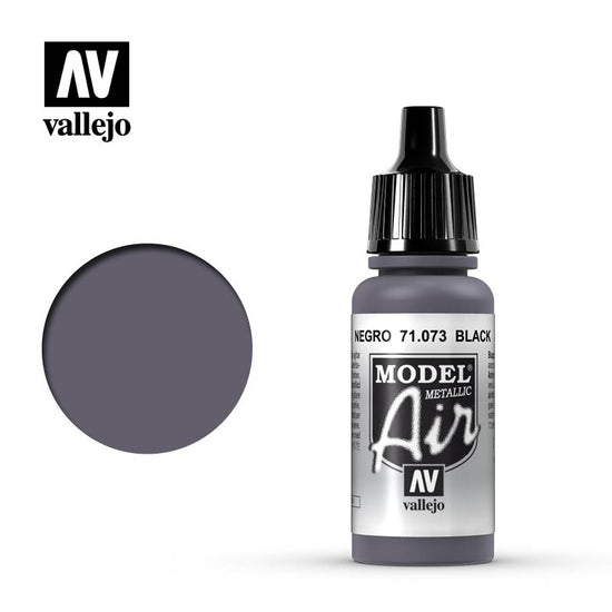 Vallejo 17ml Model Air - Black (Metallic) 