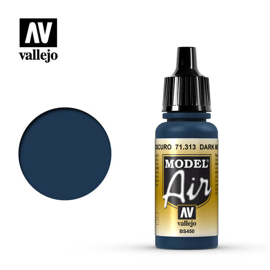 Vallejo 17ml Model Air - Dark Mediterranean Blue 