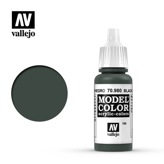 Vallejo 17ml Model Color - Black Green 