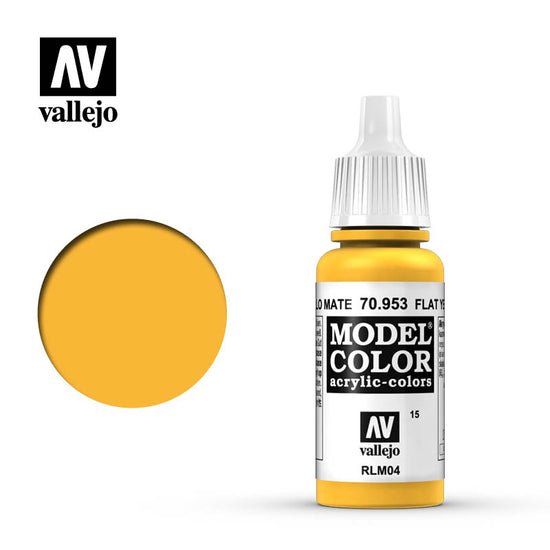 Vallejo 17ml Model Color - Flat Yellow 