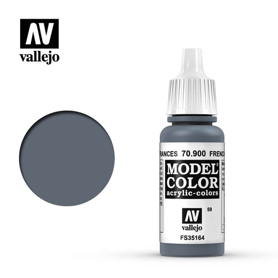 Vallejo 17ml Model Color - French Mirage Blue 