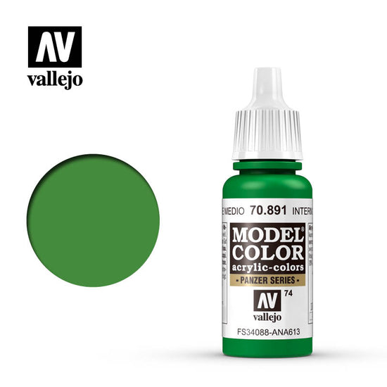 Vallejo 17ml Model Color - Intermediate Green 