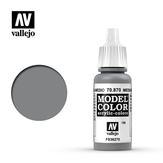 Vallejo 17ml Model Color - Medium Sea Grey 