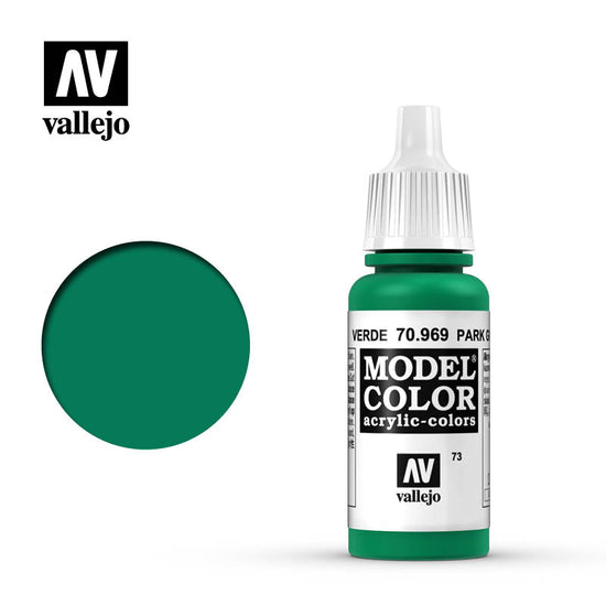 Vallejo 17ml Model Color - Park Green Flat 