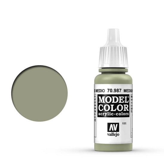 Vallejo 17ml Model Color - Medium Gray 