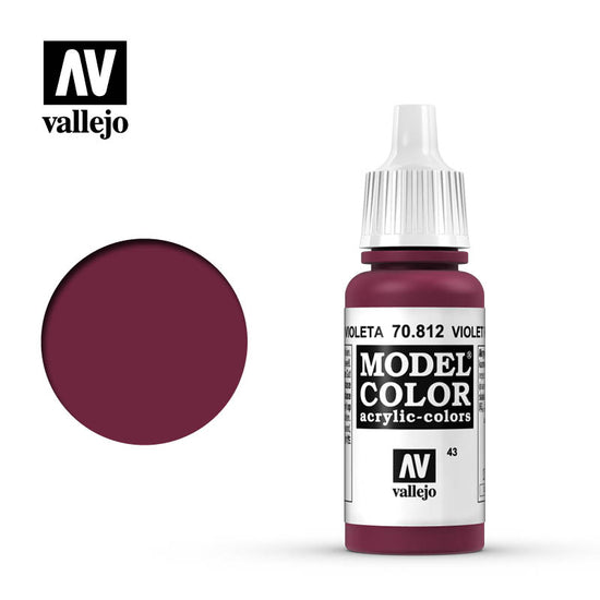 Vallejo 17ml Model Color - Violet Red 
