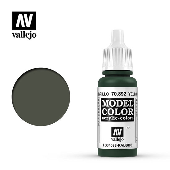 Vallejo 17ml Model Color - Yellow Olive 