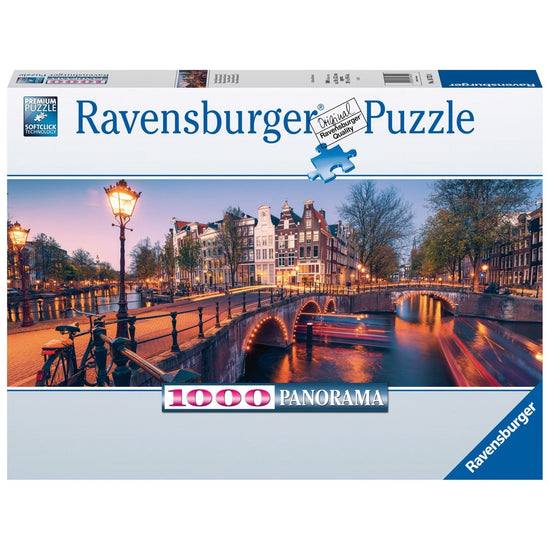 Ravensburger (16752) Puzzle - Amsterdam by Night - 1000 piece
