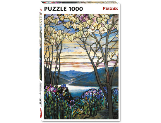 Puzzle - Tiffany - Magnolia and Iris (1000)