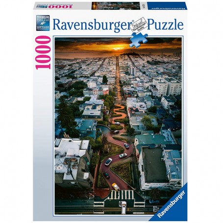 Ravensburger (16732) Puzzle - San Francisco Lombard Street 1000pc