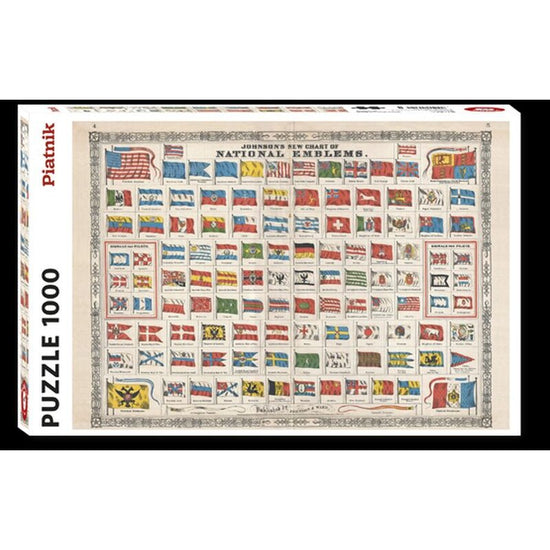 Puzzle - Nationalflaggen (1000)