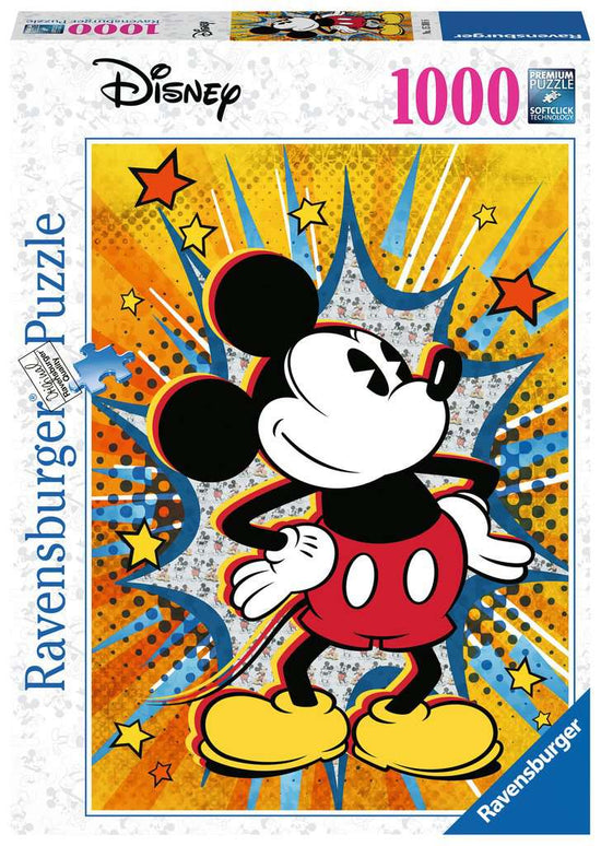 Ravensburger (15391) "Retro Mickey Mouse" - 1000 pieces puzzle