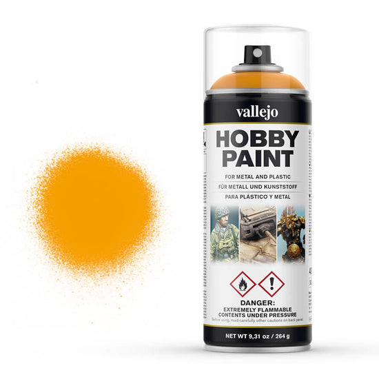Vallejo 400ml Hobby Paint Spray - Sun Yellow 