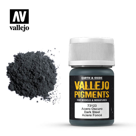 Vallejo 35ml Pigments - Dark Steel 