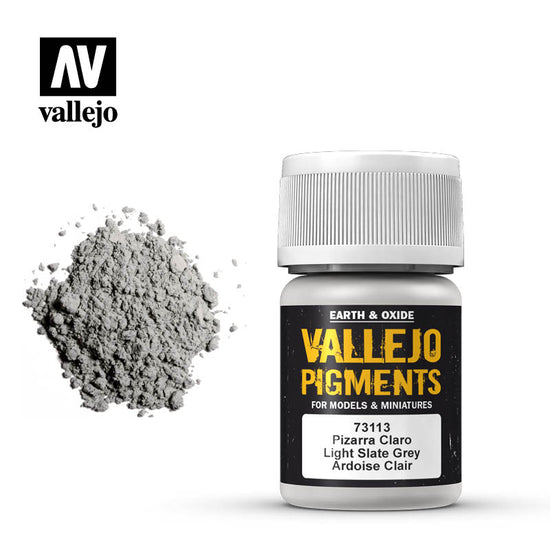 Vallejo 35ml Pigments - Light Slate Grey 