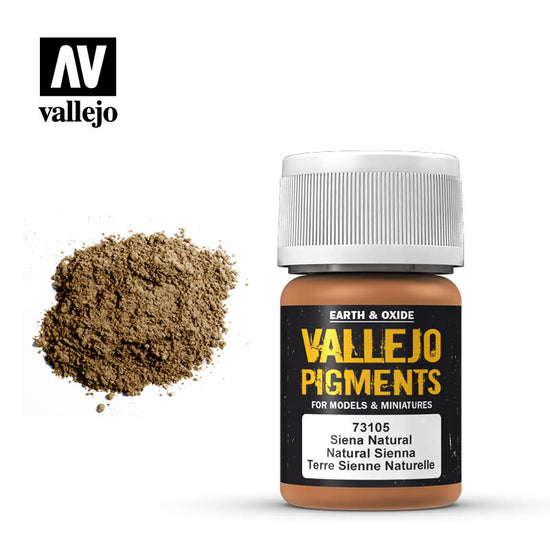 Vallejo 35ml Pigments - Natural Sienna 