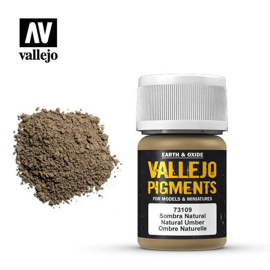 Vallejo 35ml Pigments - Natural Umber 
