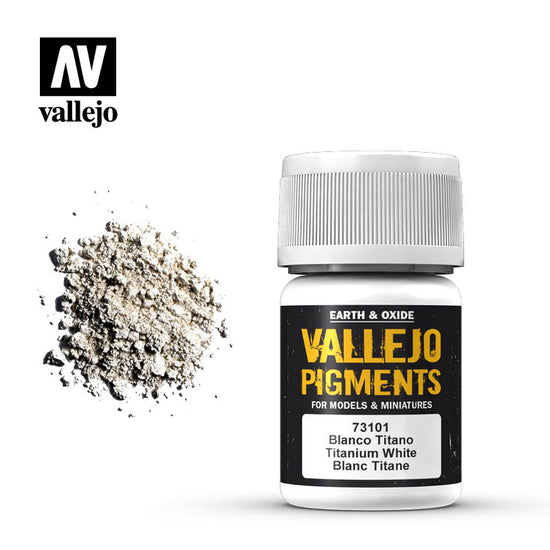 Vallejo 35ml Pigments - Titanium White 