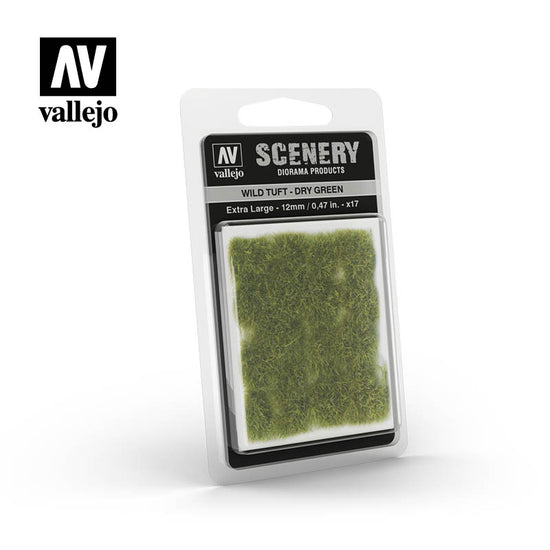 Vallejo Extra large Scenery - Wild Tuft – Dry Green 