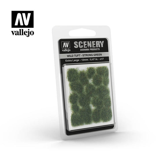 Vallejo Extra large Scenery - Wild Tuft – Strong Green 