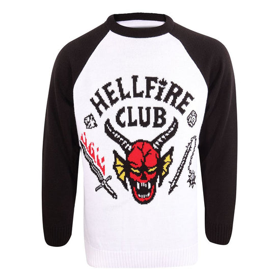 Stranger Things Sweatshirt Christmas Jumper Hellfire Club (L)