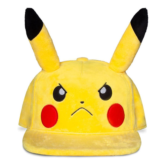 Pokemon Snapback Cap Angry Pikachu
