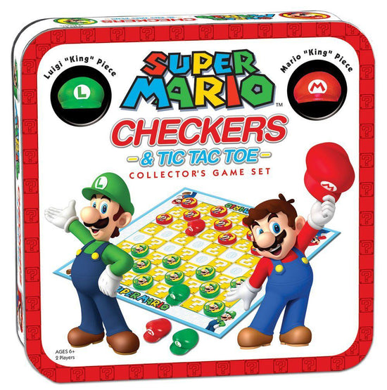 Super Mario Boardgame Checkers Collector&